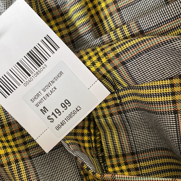 Forever 21 Shorts Mens Sz M Multicolor Plaid Polyester Chino Drawstring Pockets - Picture 7 of 9